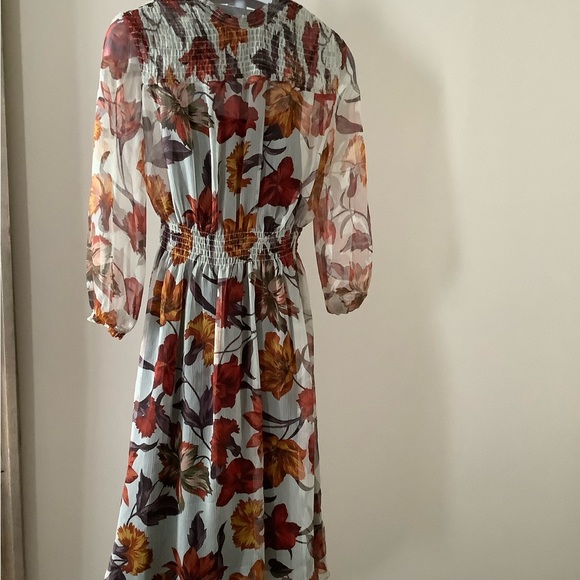 Zara fall leaf midi dress - Picture 5 of 6